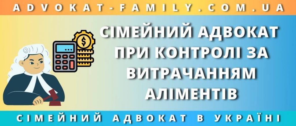 Сімейний адвокат при контролі за витрачанням аліментів