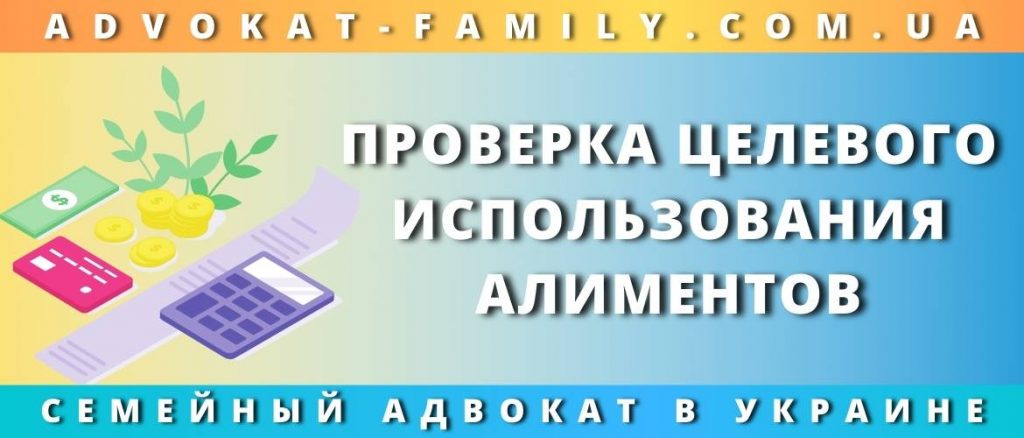 Проверка целевого использования алиментов