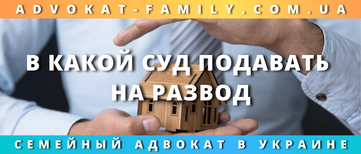 В какой суд подавать на развод