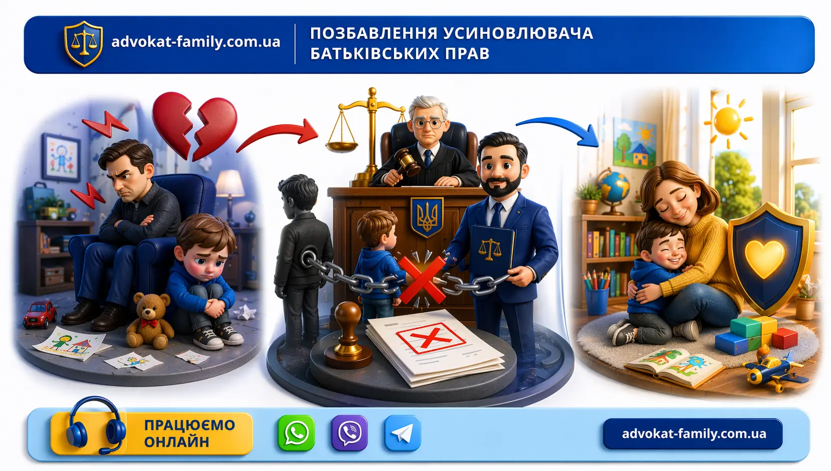 Позбавлення усиновлювача батьківських прав у судовому порядку в Україні
