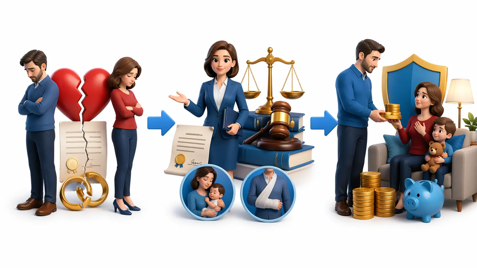 Право на утримання після розірвання шлюбу між колишнім подружжям