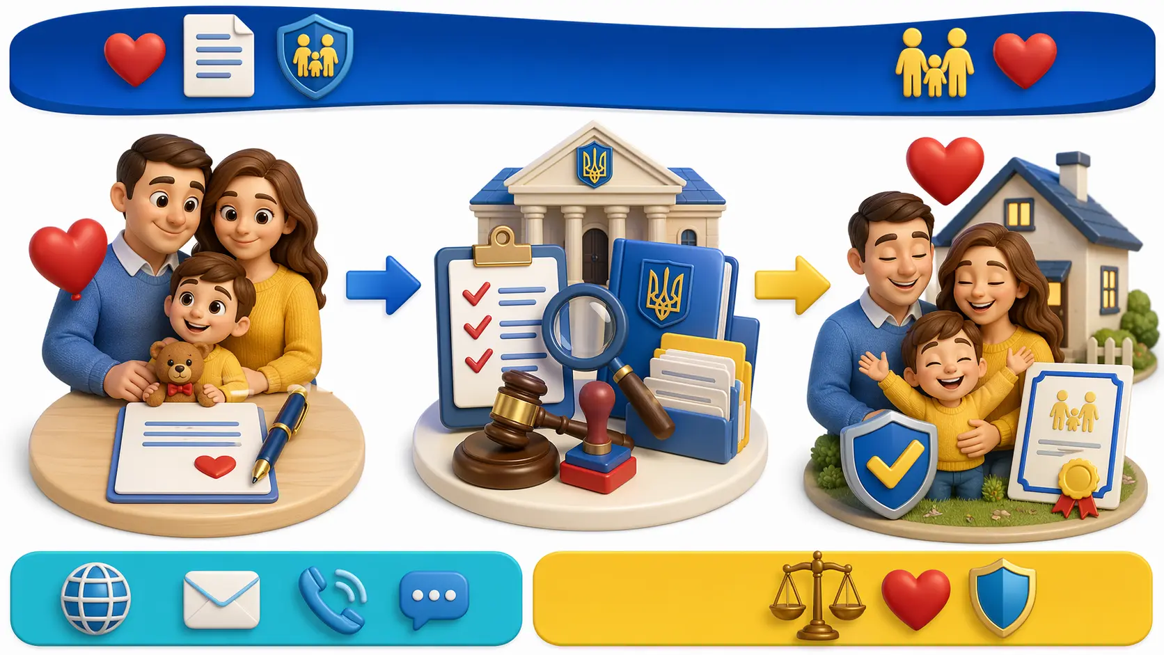 Заява про усиновлення дитини: подання документів та судове оформлення в Україні