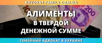 Алименты в твердой денежной сумме