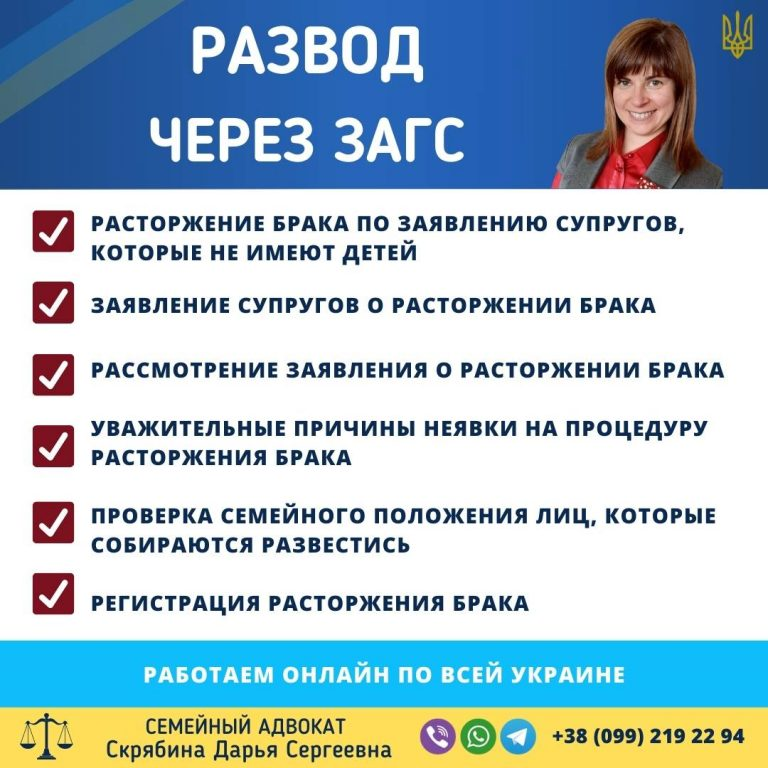 развод через загс в украине порядок подачи заявления сроки регистрации и условия без детей помощь семейного адвоката