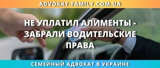 не уплатил алименты забрали водительские права в Украине ограничения должника по алиментам и помощь семейного адвоката