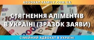 Стягнення аліментів в Україні (зразок заяви)