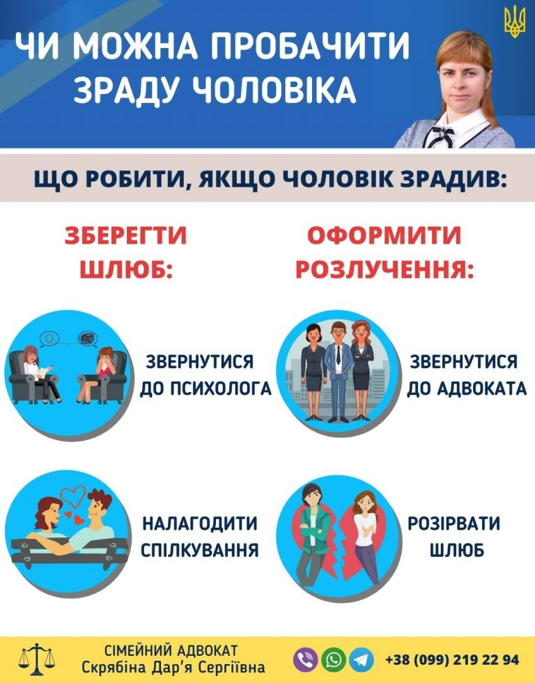 Чи можна пробачити зраду чоловіка консультація сімейного адвоката