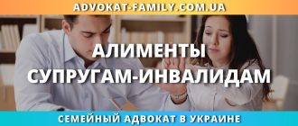 алименты супругам инвалидам в Украине право на содержание супруга с инвалидностью и помощь семейного адвоката