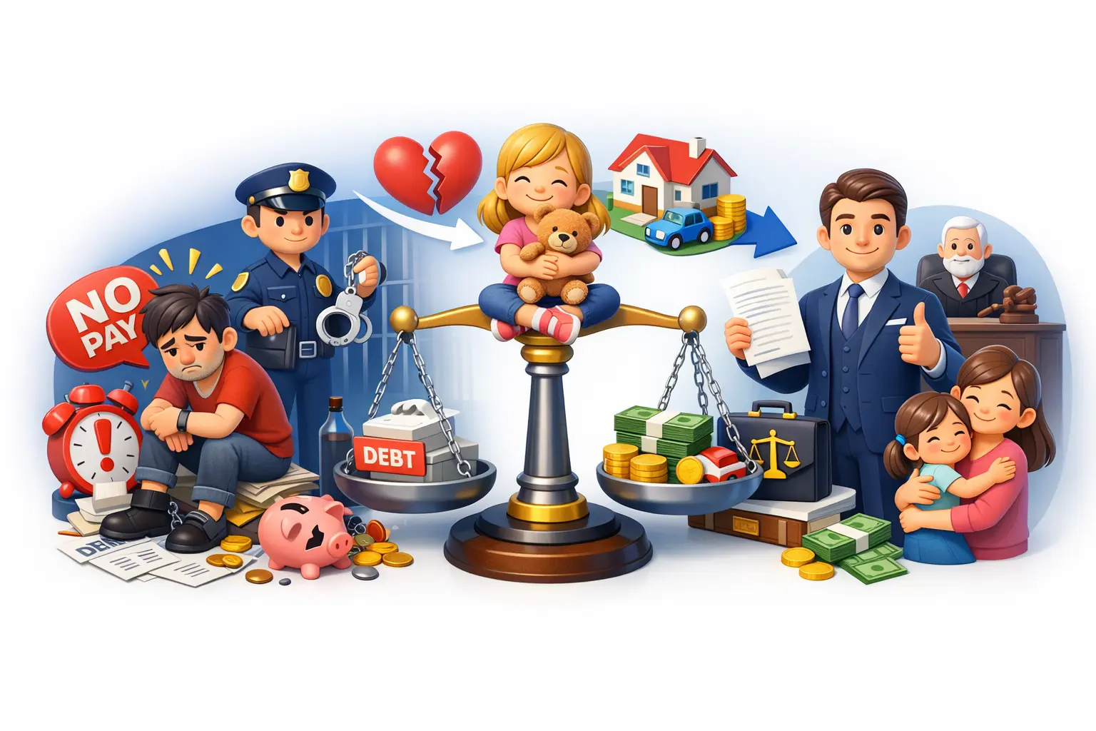 Несплата аліментів борг стягнення через суд допомога адвоката