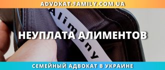 неуплата алиментов в Украине ответственность за задолженность по алиментам и взыскание долга помощь семейного адвоката