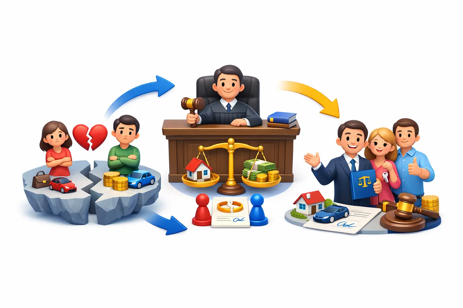 Підсудність при поділі майна подружжя визначення суду та розподіл майна через суд