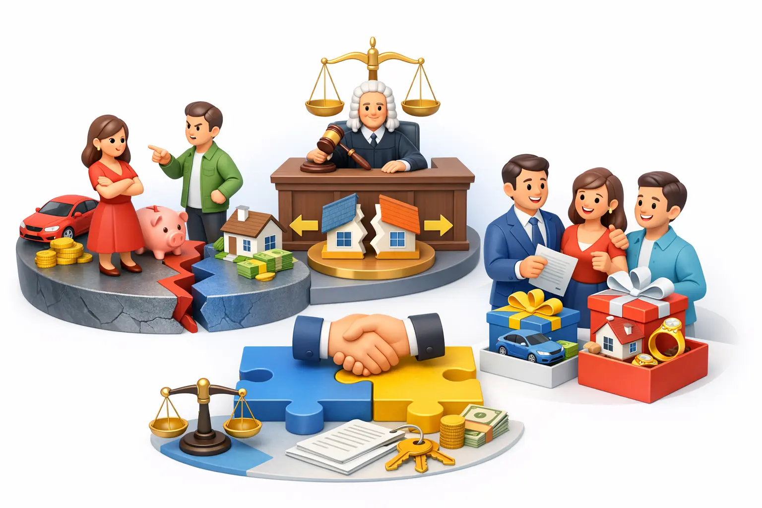 Позовна заява про поділ майна подружжя суд документи та розподіл майна