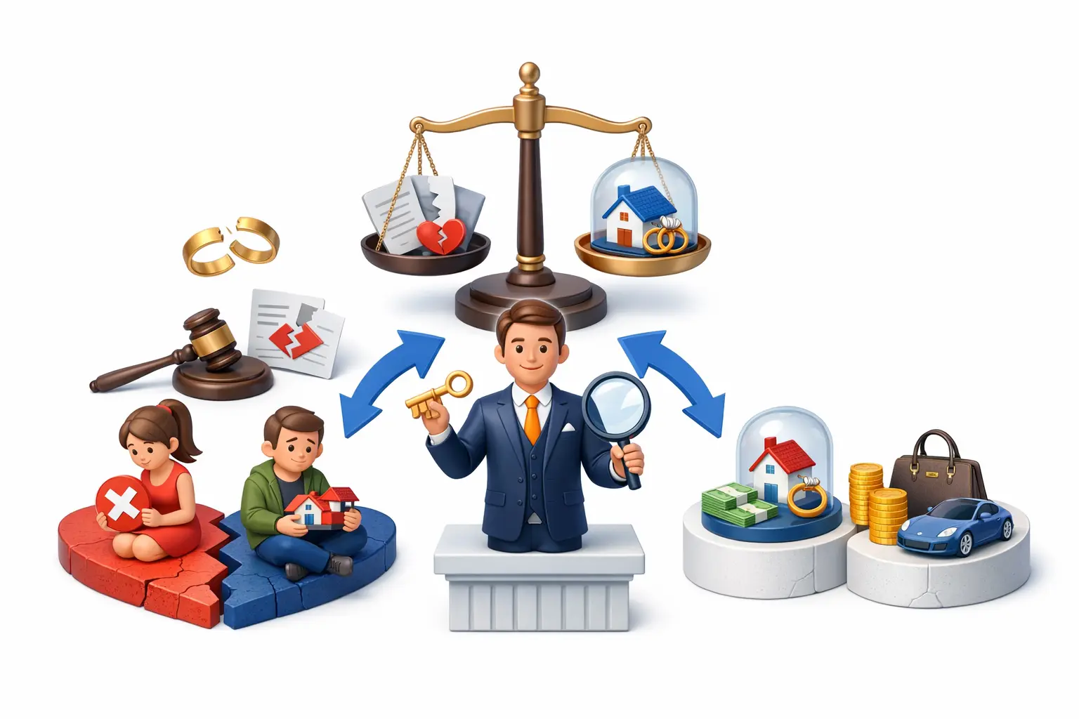 Визнання майна особистим при розлученні баланс суду документи активи подружжя