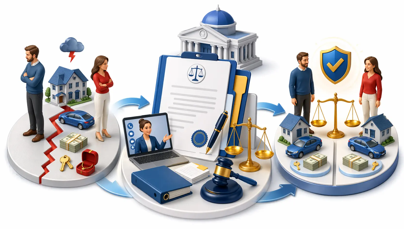 исковое заявление о разделе имущества подача документов в суд и справедливый раздел имущества