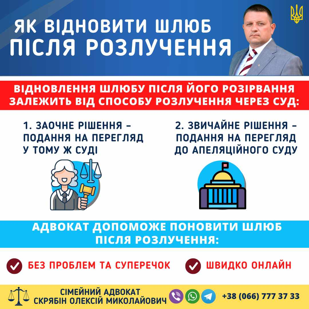 Як відновити шлюб після розлучення в Україні через суд або апеляцію