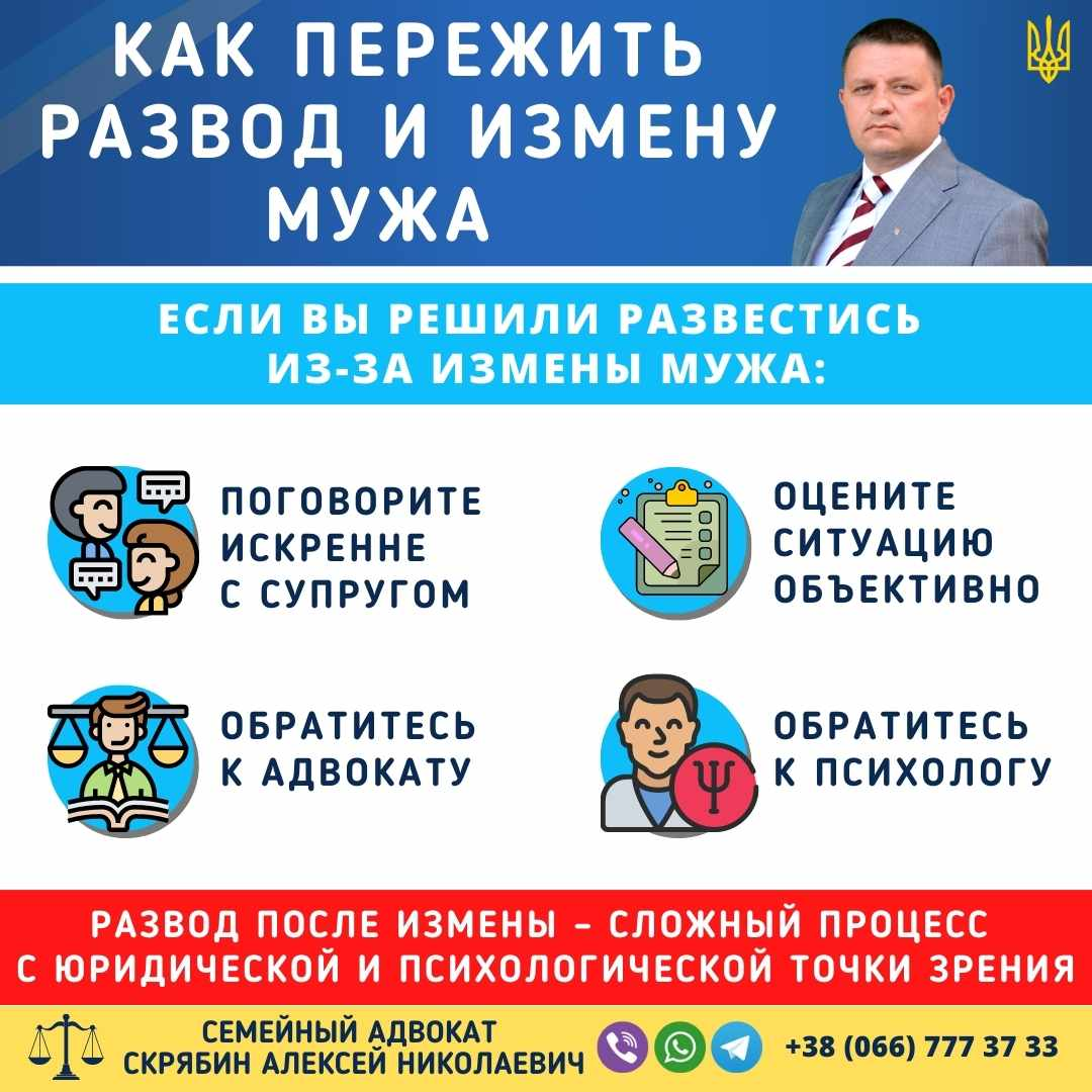 как пережить развод и измену мужа в Украине и оформить расторжение брака