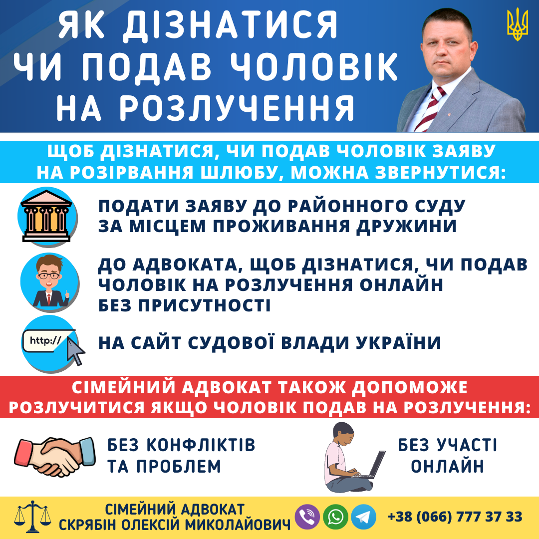 Як дізнатися чи подав чоловік на розлучення в україні через суд або онлайн перевірка