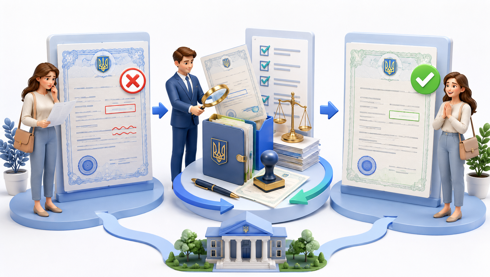 Исправление ошибок в документах ЗАГС